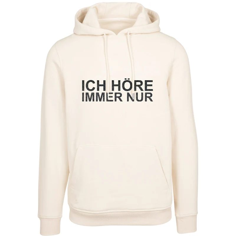 Hoodie - MiMiMi - Druck Schwarz Glitter - verschiedene Farben zur Auswahl
