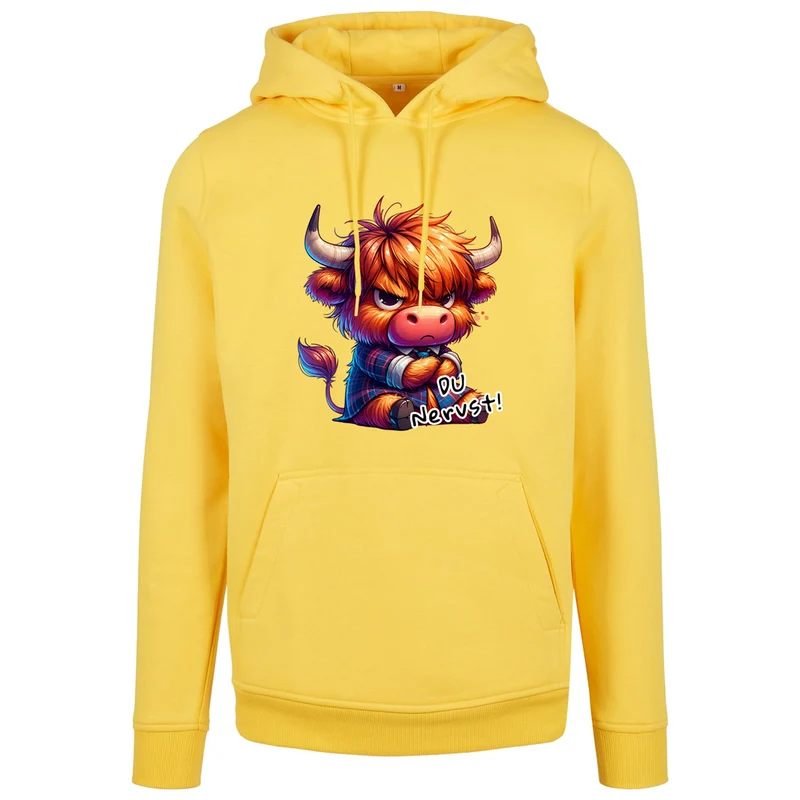 Hoodie - Kuh Stier Cow Du nervst - verschiedene Farben zur Auswahl