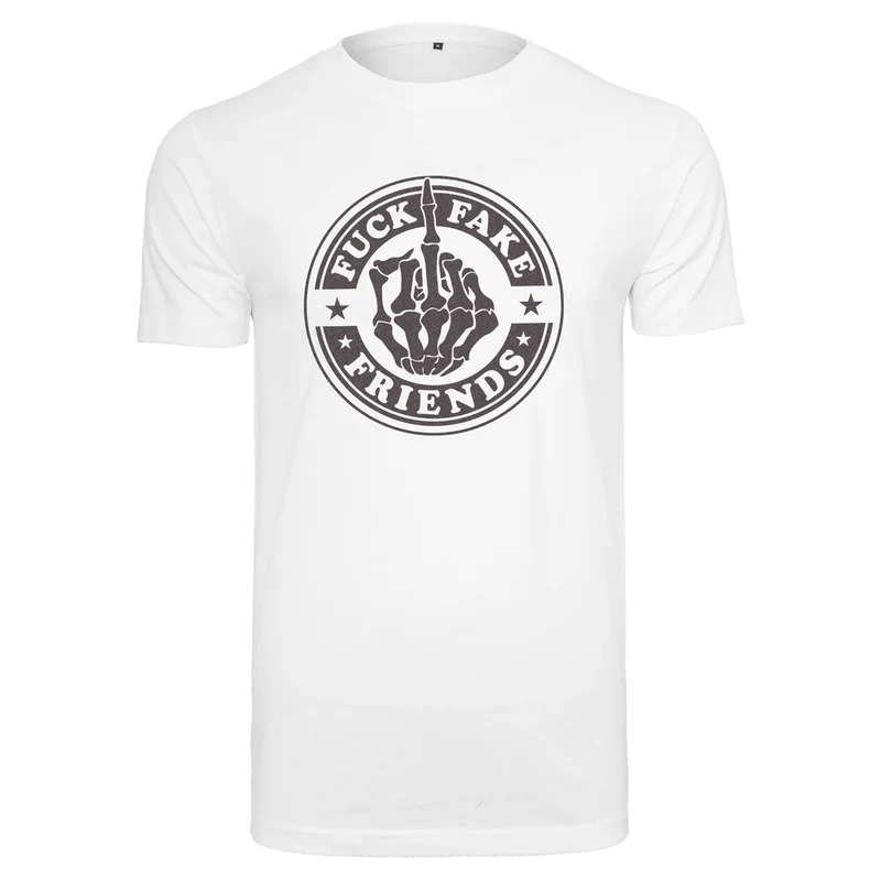 T-Shirt - Fuck Fake Friends - Druck Multicolor - verschiedene Farben zur Auswahl