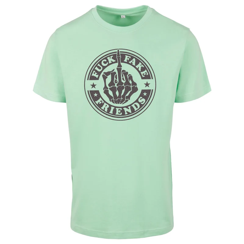 T-Shirt - Fuck Fake Friends - Druck Multicolor - verschiedene Farben zur Auswahl