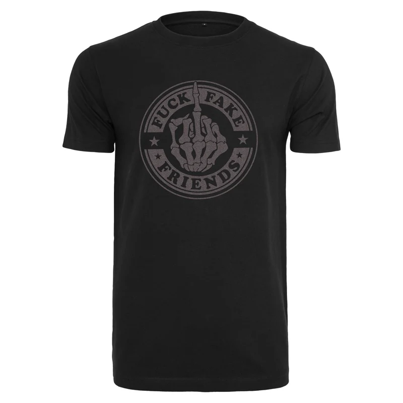 T-Shirt - Fuck Fake Friends - Druck Multicolor - verschiedene Farben zur Auswahl