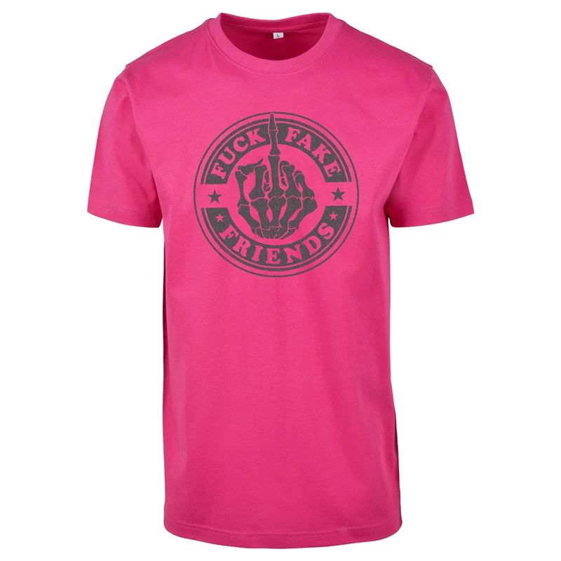 T-Shirt - Fuck Fake Friends - Druck Multicolor - verschiedene Farben zur Auswahl