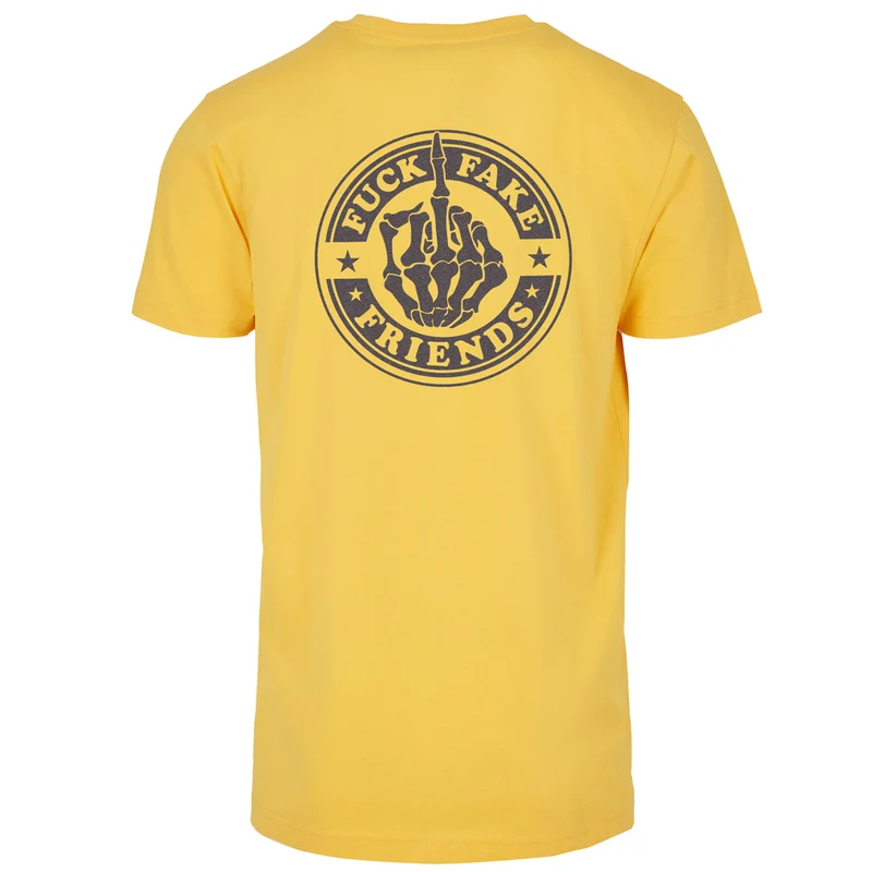 T-Shirt - Fuck Fake Friends - Druck Multicolor - verschiedene Farben zur Auswahl