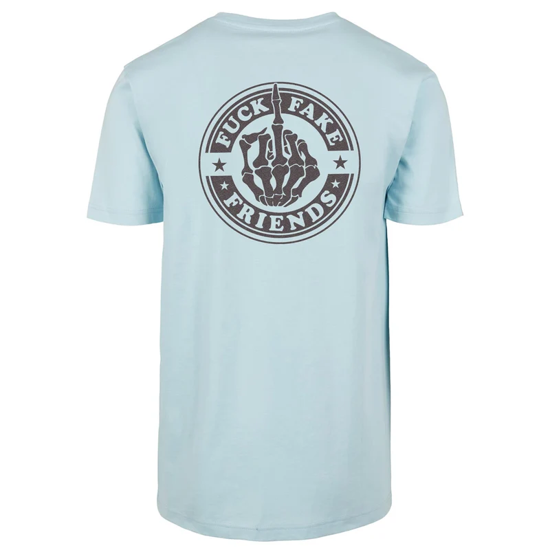 T-Shirt - Fuck Fake Friends - Druck Multicolor - verschiedene Farben zur Auswahl
