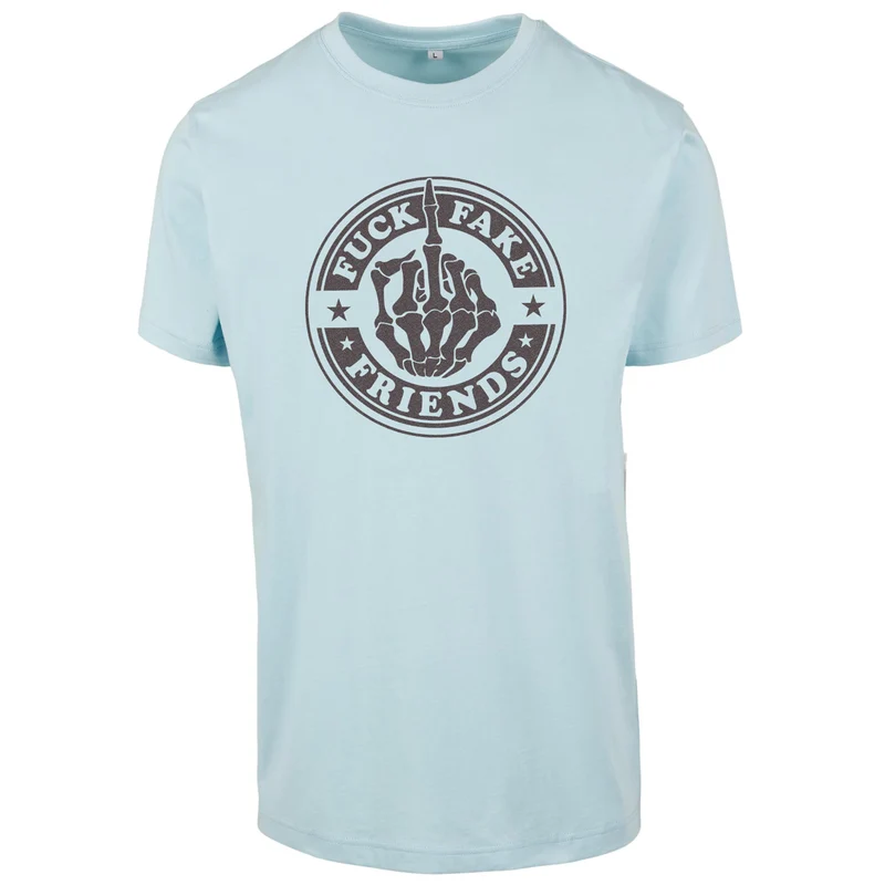T-Shirt - Fuck Fake Friends - Druck Multicolor - verschiedene Farben zur Auswahl