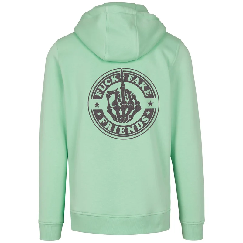 Hoodie - Fuck Fake Friends - Druck Multicolor - verschiedene Farben zur Auswahl