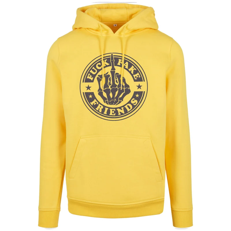 Hoodie - Fuck Fake Friends - Druck Multicolor - verschiedene Farben zur Auswahl