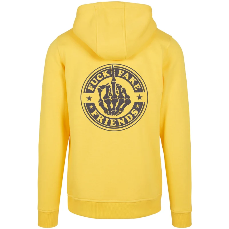 Hoodie - Fuck Fake Friends - Druck Multicolor - verschiedene Farben zur Auswahl