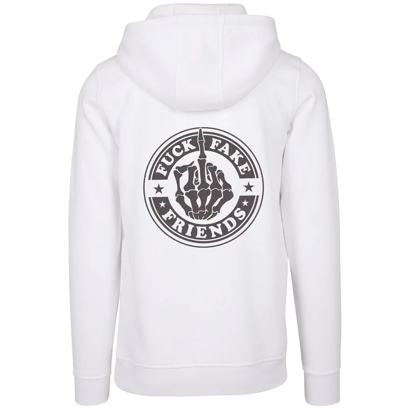 Hoodie - Fuck Fake Friends - Druck Multicolor - verschiedene Farben zur Auswahl