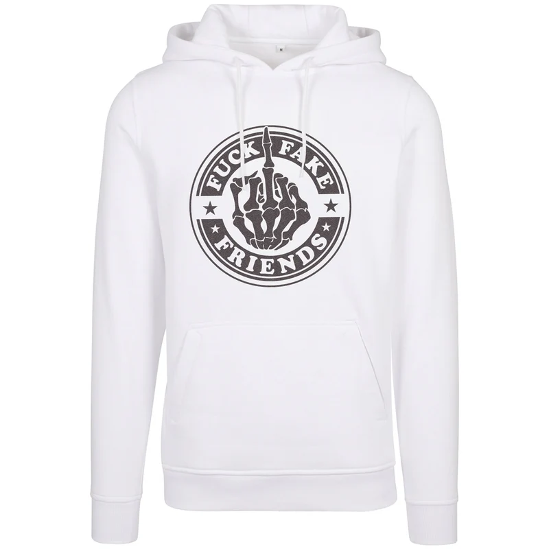 Hoodie - Fuck Fake Friends - Druck Multicolor - verschiedene Farben zur Auswahl