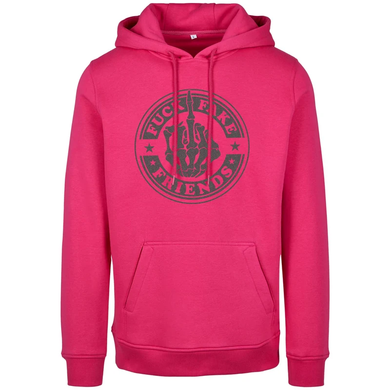 Hoodie - Fuck Fake Friends - Druck Multicolor - verschiedene Farben zur Auswahl