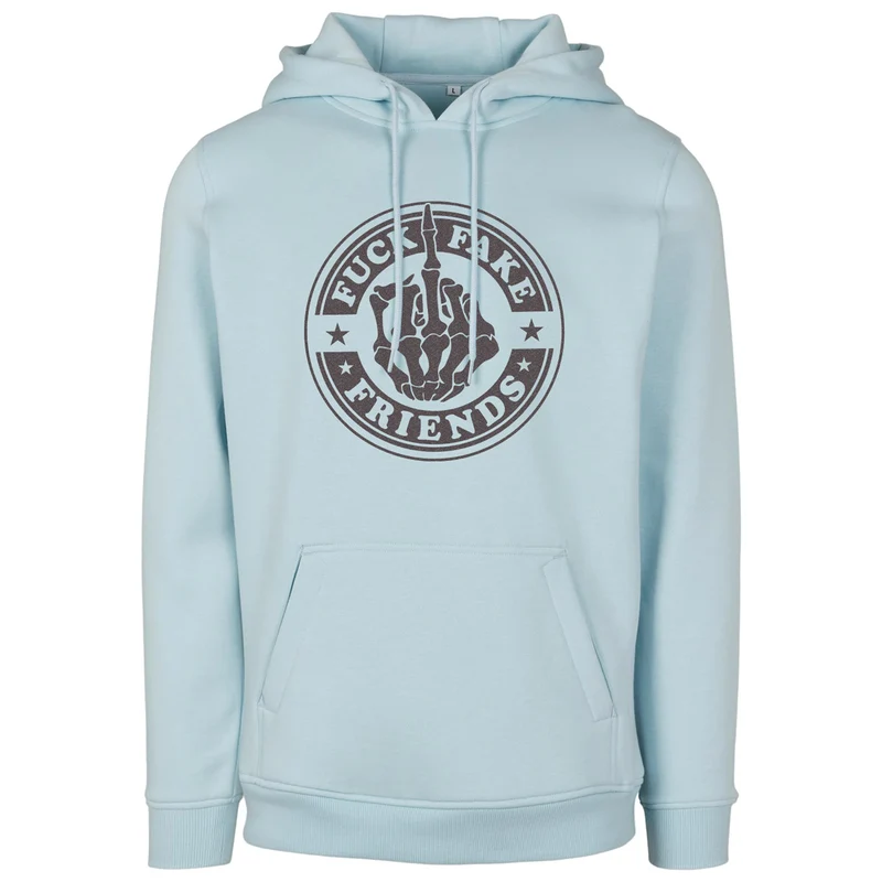 Hoodie - Fuck Fake Friends - Druck Multicolor - verschiedene Farben zur Auswahl
