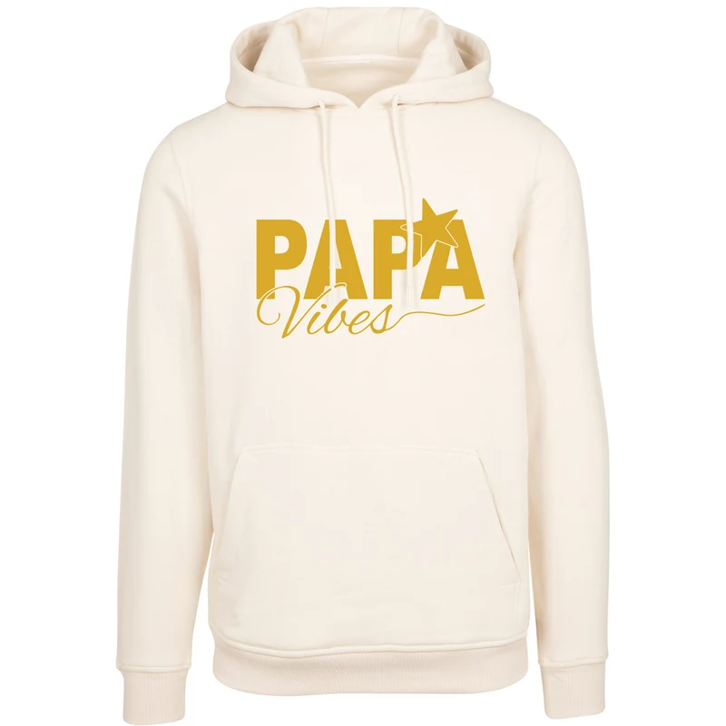 Hoodie - Papa Vibes - Druck Gold Matt - verschiedene Farben zur Auswahl