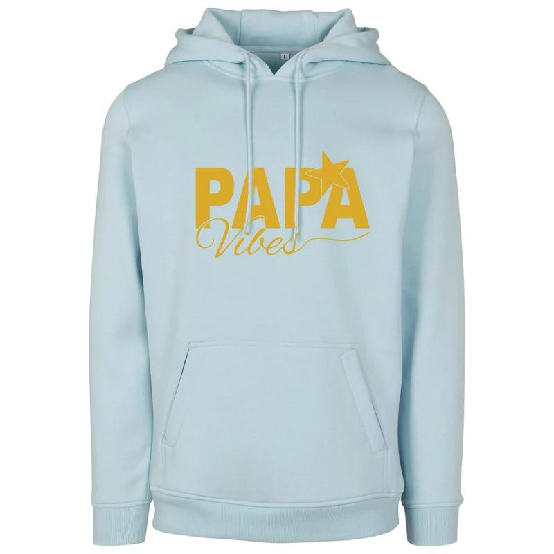 Hoodie - Papa Vibes - Druck Gold Matt - verschiedene Farben zur Auswahl