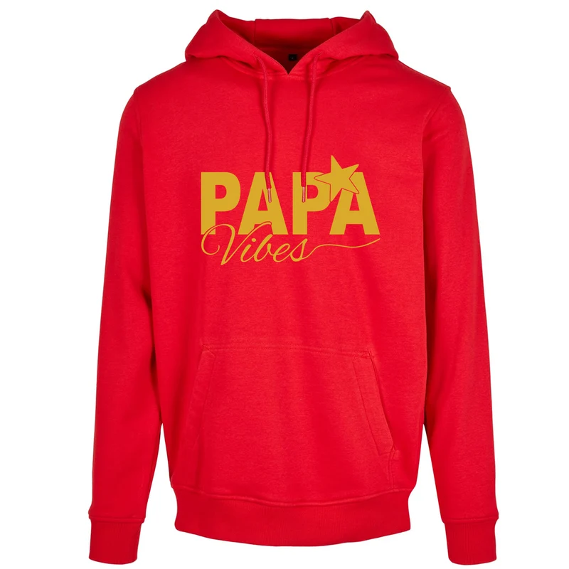 Hoodie - Papa Vibes - Druck Gold Matt - verschiedene Farben zur Auswahl