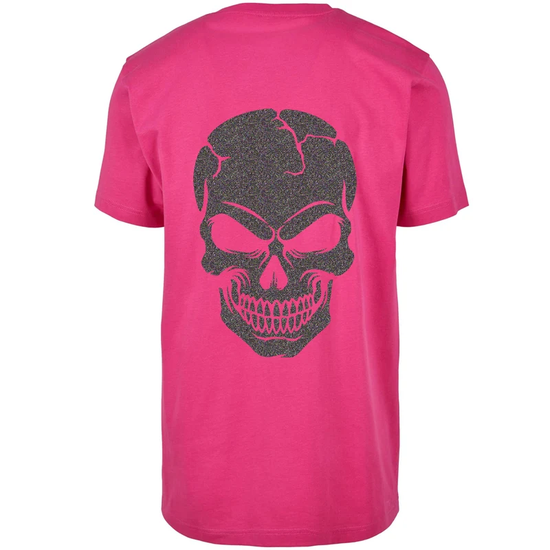T-Shirt Shirt - Skull Head Glitzer Multi Druck - verschiedene Farben zur Auswahl