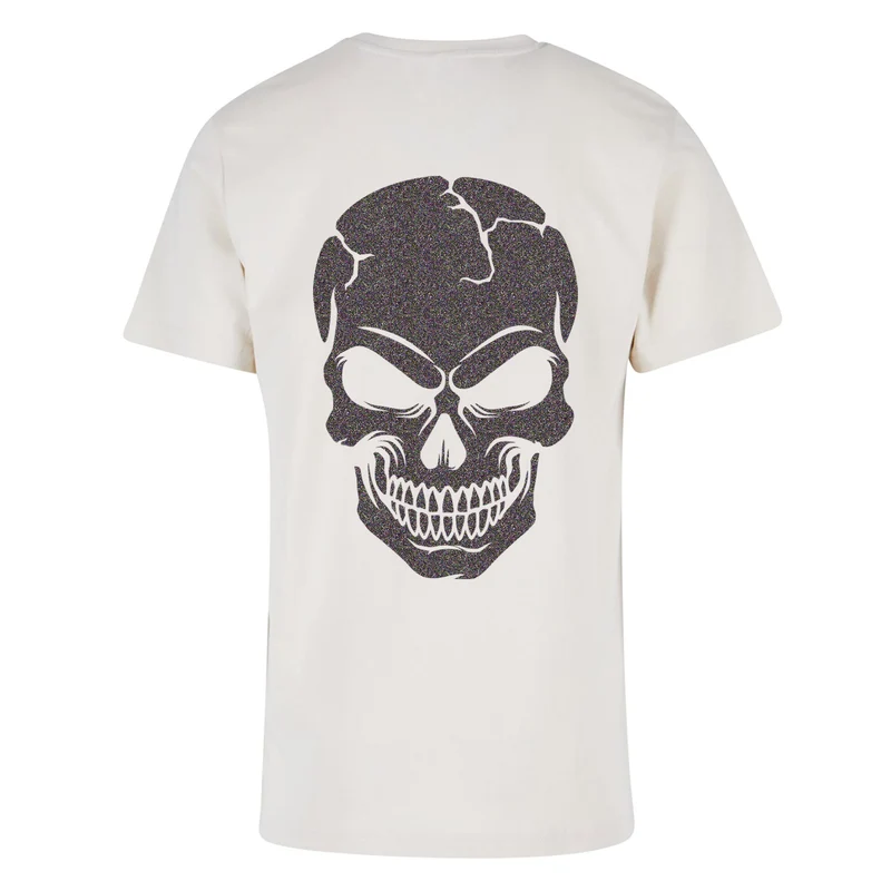 T-Shirt Shirt - Skull Head Glitzer Multi Druck - verschiedene Farben zur Auswahl