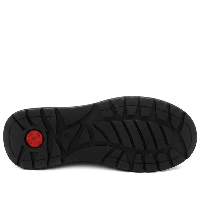 Padders Wide Fit Leather Lace Up Shoes - PADDDIN44005 / 330 057 - Black