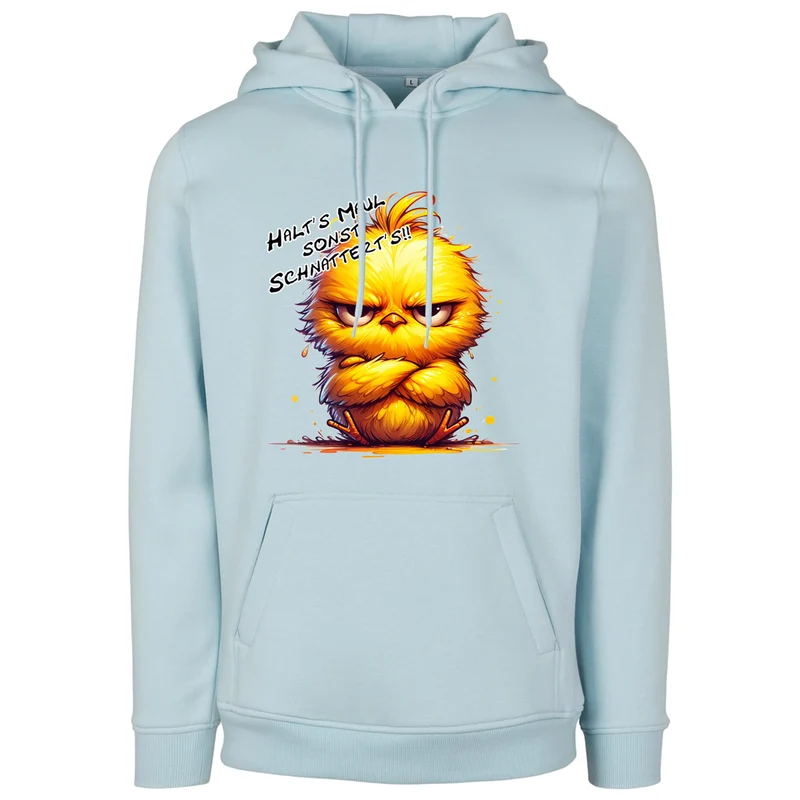 Hoodie - Kücken - Halt´s Maul .... Druck - verschiedene Farben zur Auswahl