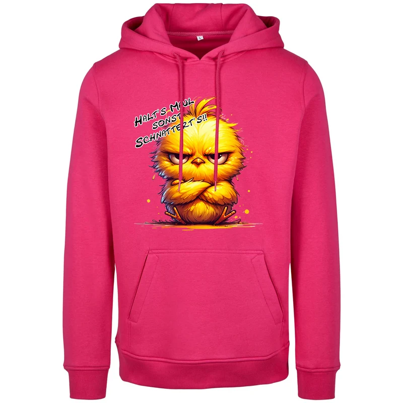 Hoodie - Kücken - Halt´s Maul .... Druck - verschiedene Farben zur Auswahl
