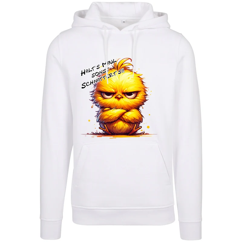 Hoodie - Kücken - Halt´s Maul .... Druck - verschiedene Farben zur Auswahl