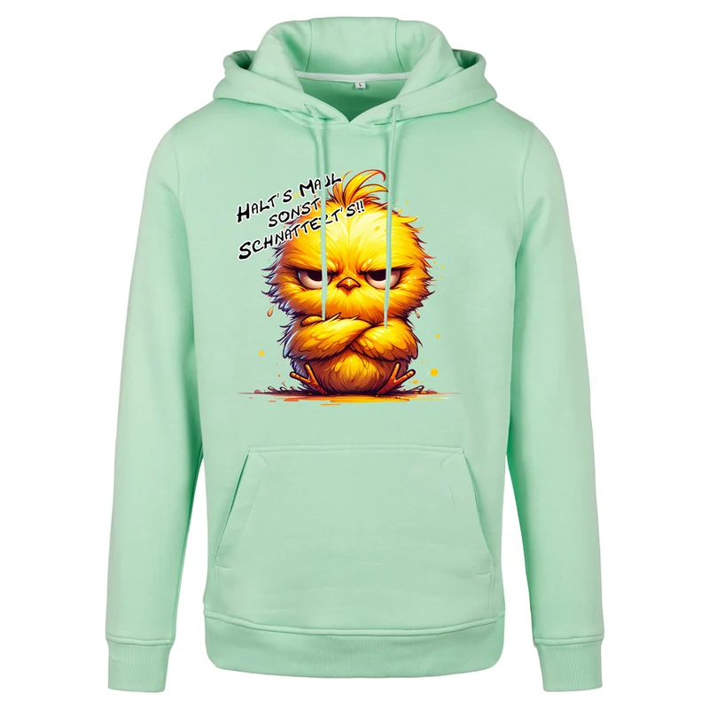 Hoodie - Kücken - Halt´s Maul .... Druck - verschiedene Farben zur Auswahl