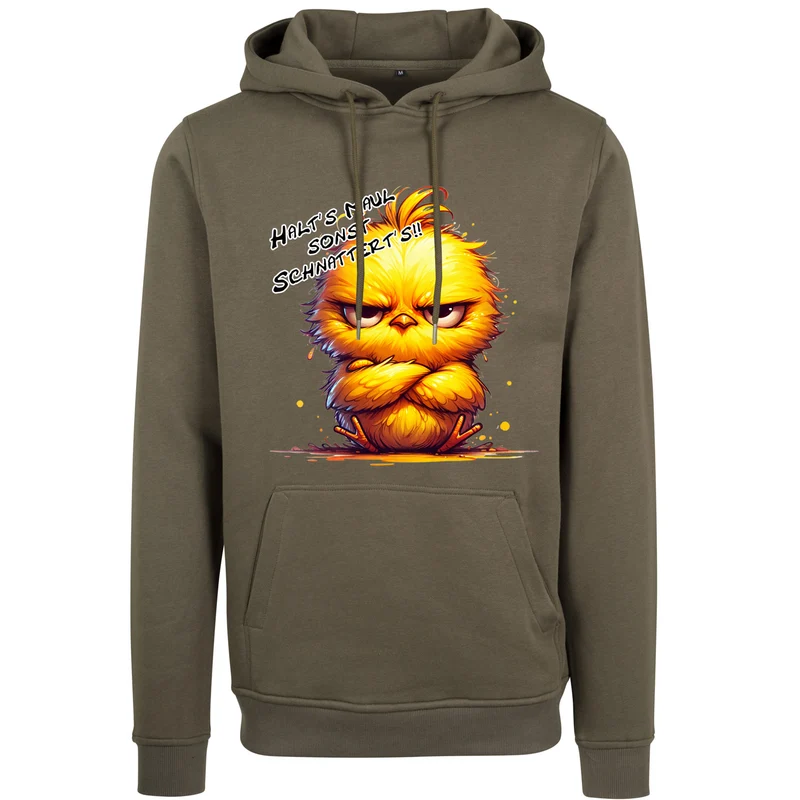 Hoodie - Kücken - Halt´s Maul .... Druck - verschiedene Farben zur Auswahl