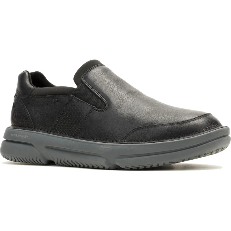 Hush Puppies Baylor Herren-Sneaker zum Hineinschlüpfen | Schwarz