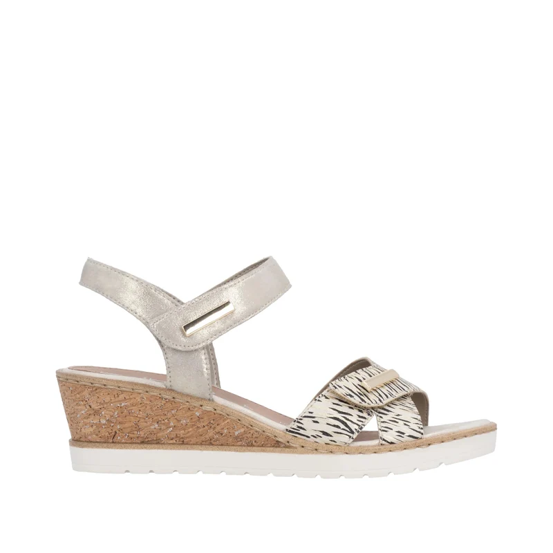 Remonte Damen-Keilsandalen | Gold