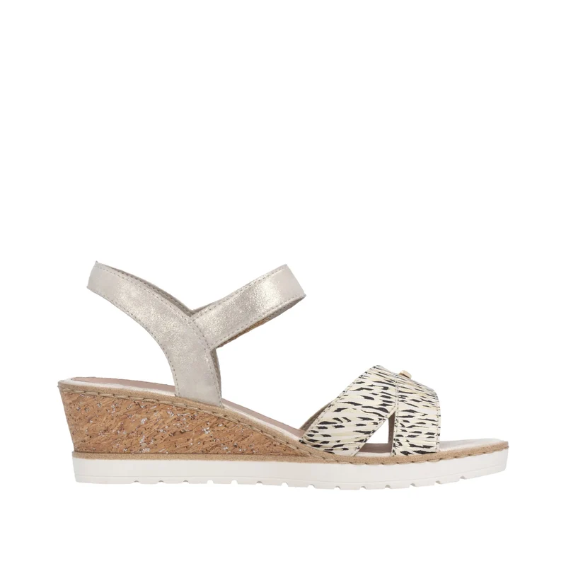 Remonte Damen-Keilsandalen | Gold