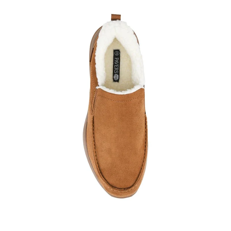 Easy Step In Wide Fit Rugged Slippers - BOJIE42010 / 327 864 - Tan