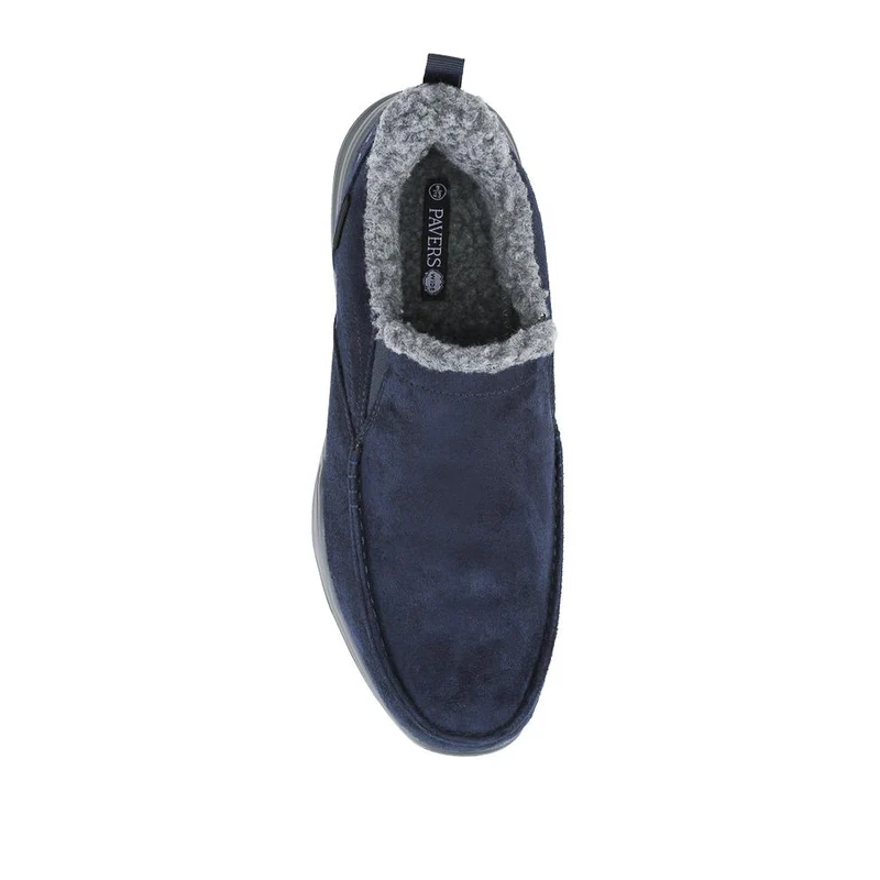 Easy Step In Wide Fit Rugged Slippers - BOJIE42010 / 327 864 - Navy