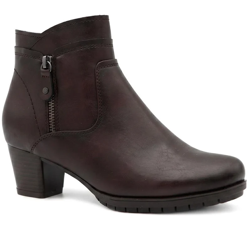 Block Heel Ankle Boots - WOIL36021 / 322 624