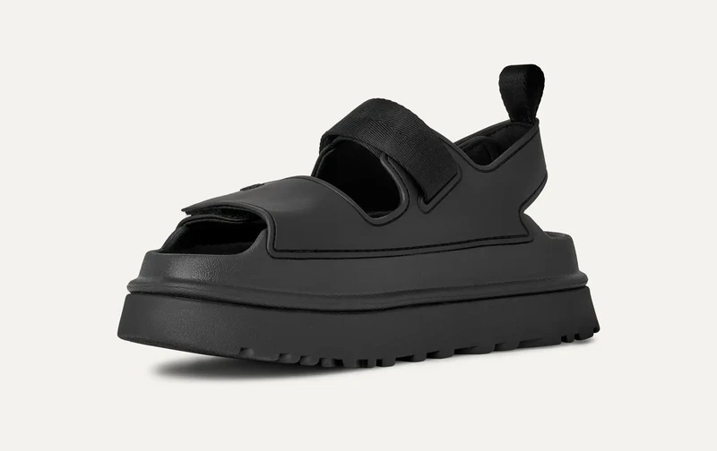 UGG GoldenGlow Damensandale | Schwarz