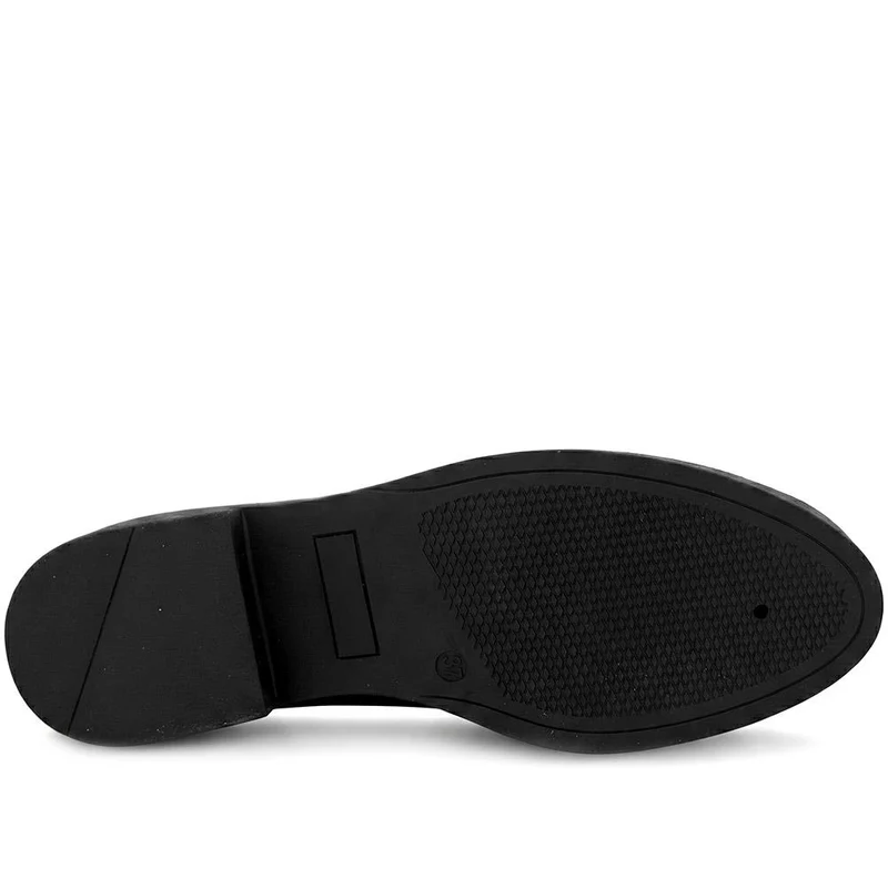 Smart Patent Flat Heel Loafers - WOIL44018 / 329 824 - Black