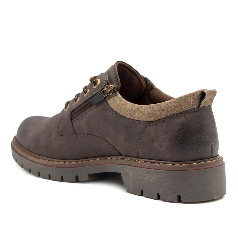 Casual Lace Fasten Shoes - GANG44008 / 329 928 - Brown