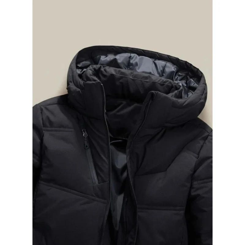 Cihan | Herren Winterjacke mit Kapuze und Taschen mit Reißverschluss