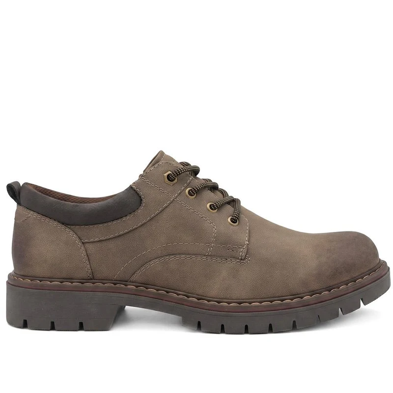 Casual Lace Fasten Shoes - GANG44008 / 329 928 - Tan