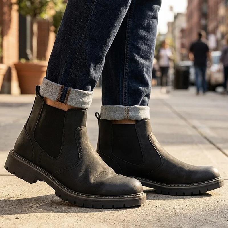 Smart Chelsea Ankle Boots - GANG44010 / 329 932 - Black