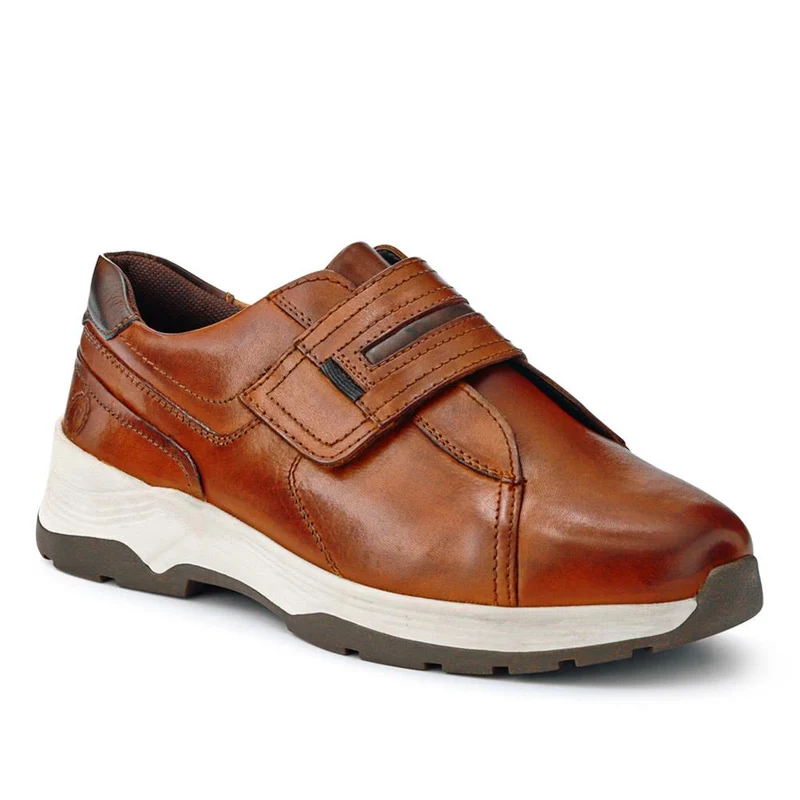 Wide-Fit Touch-Fasten Shoes - CALLUM / 326 961