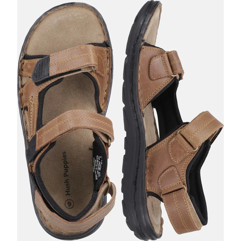 Hush Puppies Alistair Herrensandale | Hellbraun