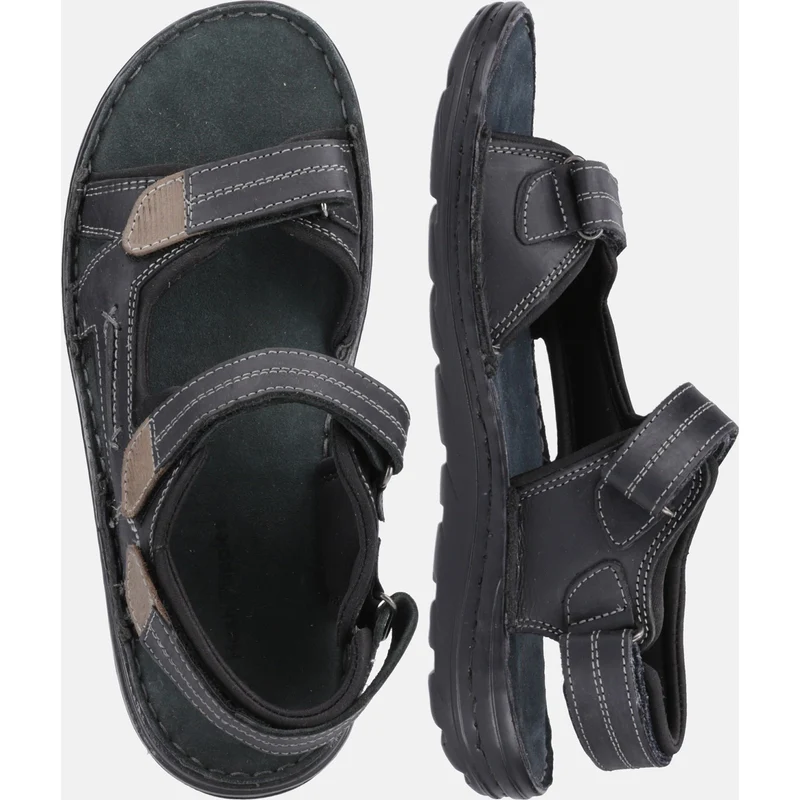 Hush Puppies Alistair Herrensandale | Schwarz
