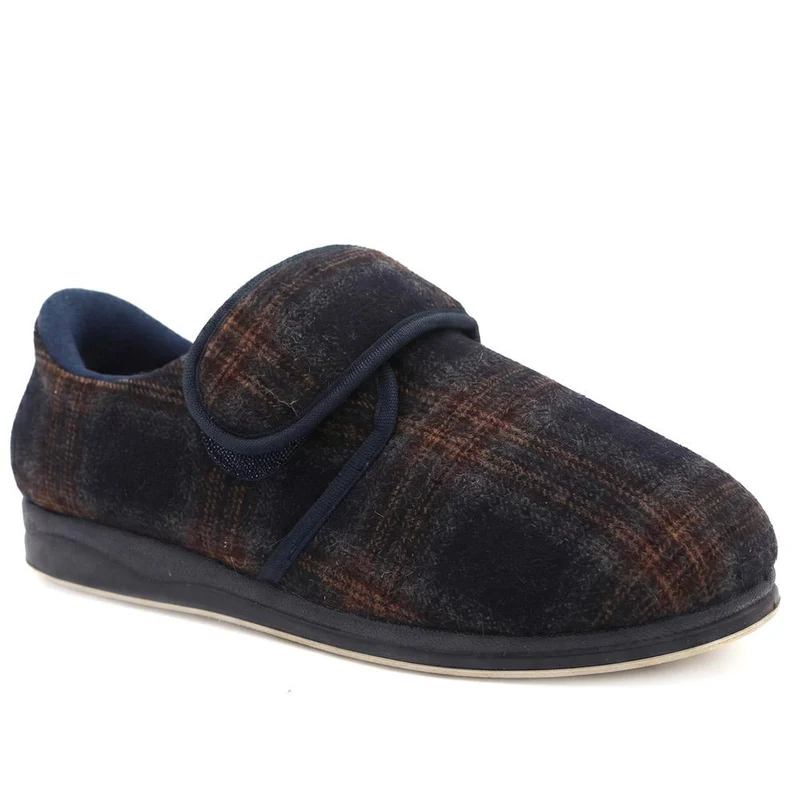 EasyFit Sven Extra Wide Adjustable Fasten Slippers - SVEN / 330 321 - Navy