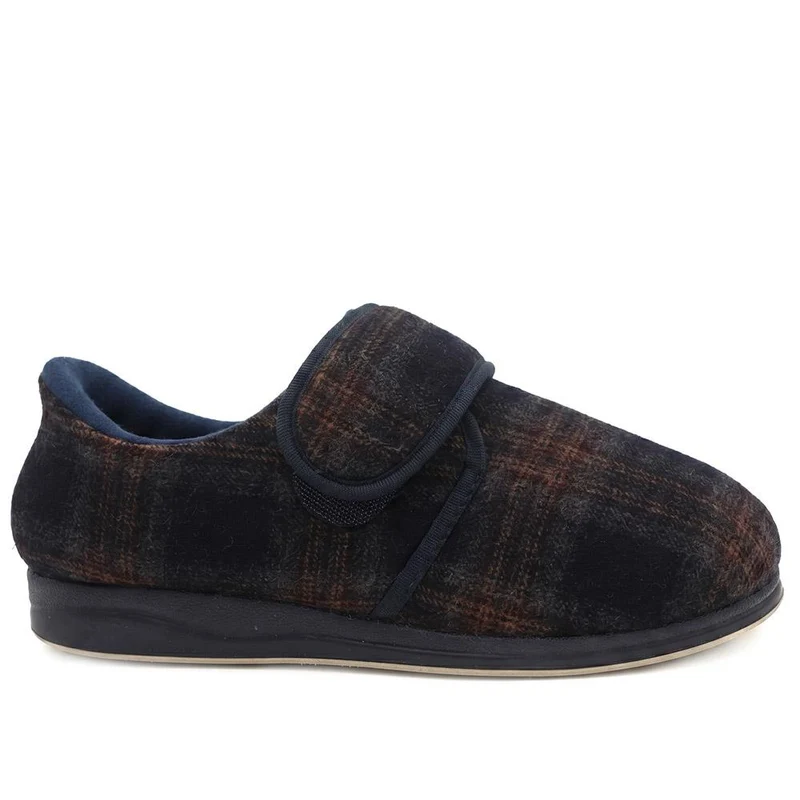 EasyFit Sven Extra Wide Adjustable Fasten Slippers - SVEN / 330 321 - Navy