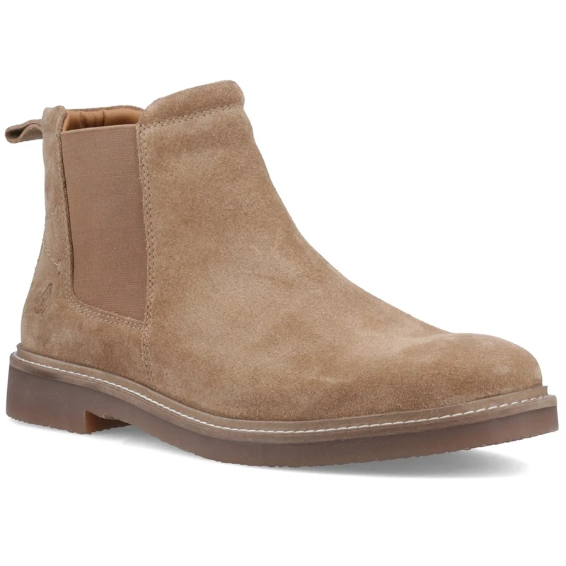 Hush Puppies Männer Gareth Chelsea Stiefel | Taupe