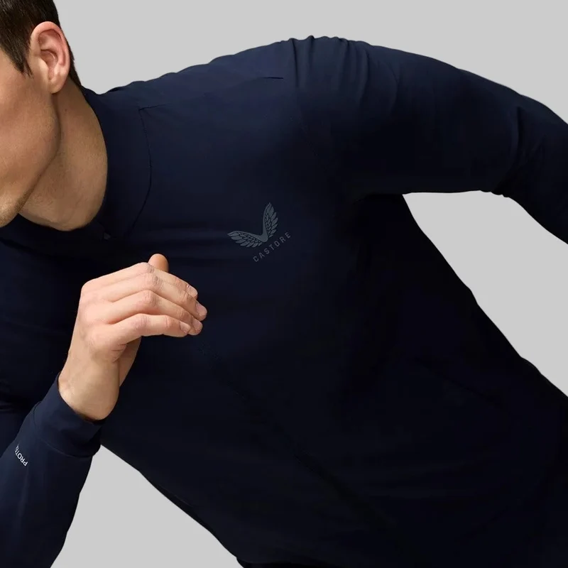 Castore Herren-Tech-Trainingsjacke | Marineblau/Zinn