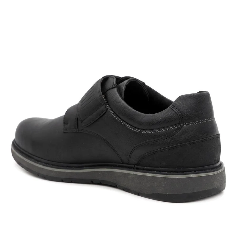 Adjustable Fit Comfy Monk Shoes - XINGH44008 / 330 037 - Black