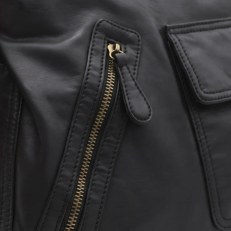 Multi Pocket Fashionable Daily Backpack - WAHT44000 / 330 061 - Black