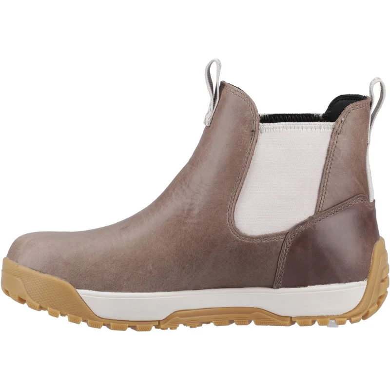 Xtratuf Damen-Ankle-Deckstiefel aus Leder | Stein