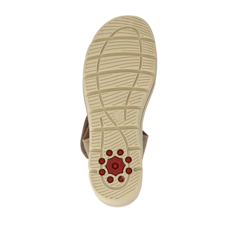 Relife Touch Fasten Wedge Heel Sandals - RELIF41032 / 326 875 - Beige